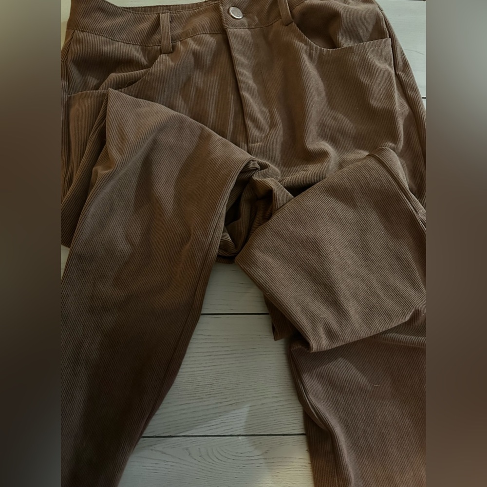 SHEIN corduroy baggy pants, size XS